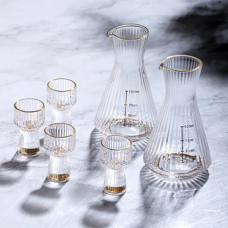 New Arrivals Lead-Free Shot Glasses Set for Whiskey Tequila Vodka Soju Shot Dispenser Glassware Cups