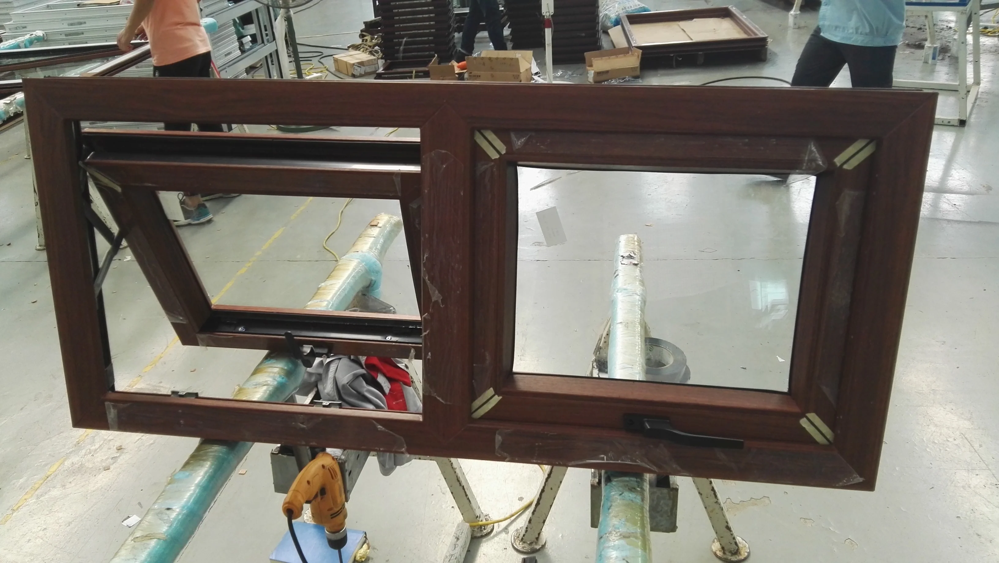 house window pvc upvc double glaze glass window factories