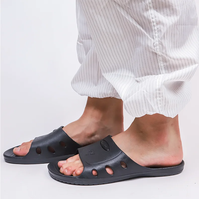 Hot Sale Industrial Safety Anti-Static Slippers ESD SPU Slippers esd cleanroom shoe