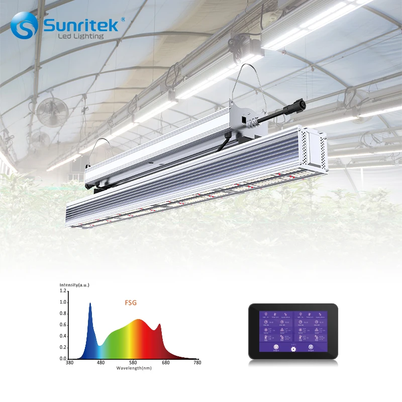 530W 660W grow lights leds Full Spectrum commercial hydroponics system vertical Led Grow Light for garden greenhouses