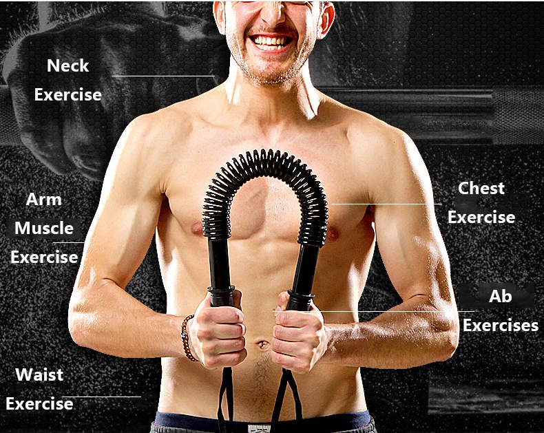 Home Fitness Arm Strength Training Device 40Kg 50Kg 60Kg Exercise Bar Buy Power Twister Bar Exercises