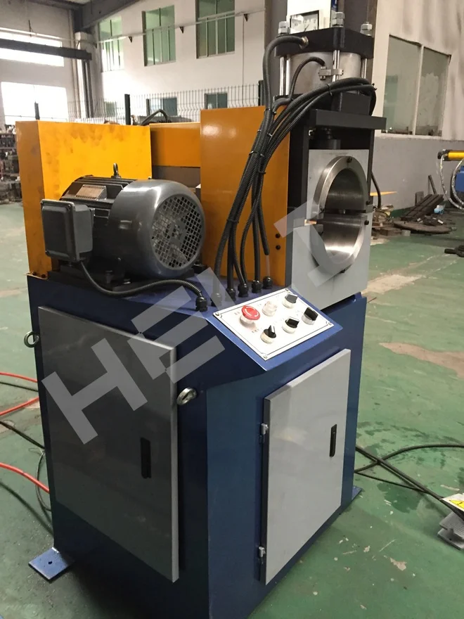 
50-110mm diameter hydraulic steel and stainless steel pipe bevell chamfering machine made in China 