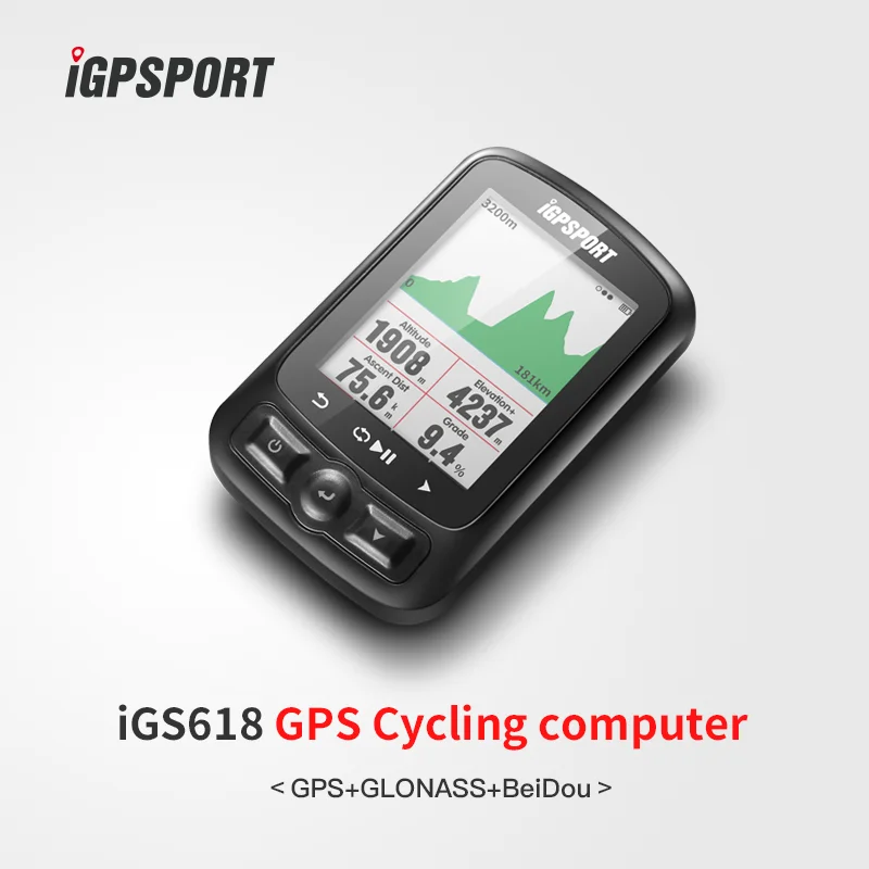 iGS618 bicycle accessories for waterproof bike Computer with GPS navigation