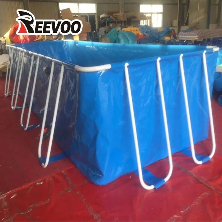 Agriculture durable pvc tarpaulin water tank fish farming tank