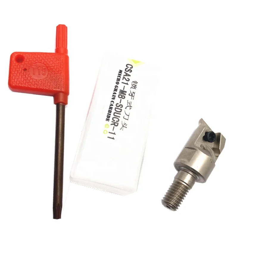 Tungsten carbide extension ,solid anti vibration tool holder with modular cutter heads