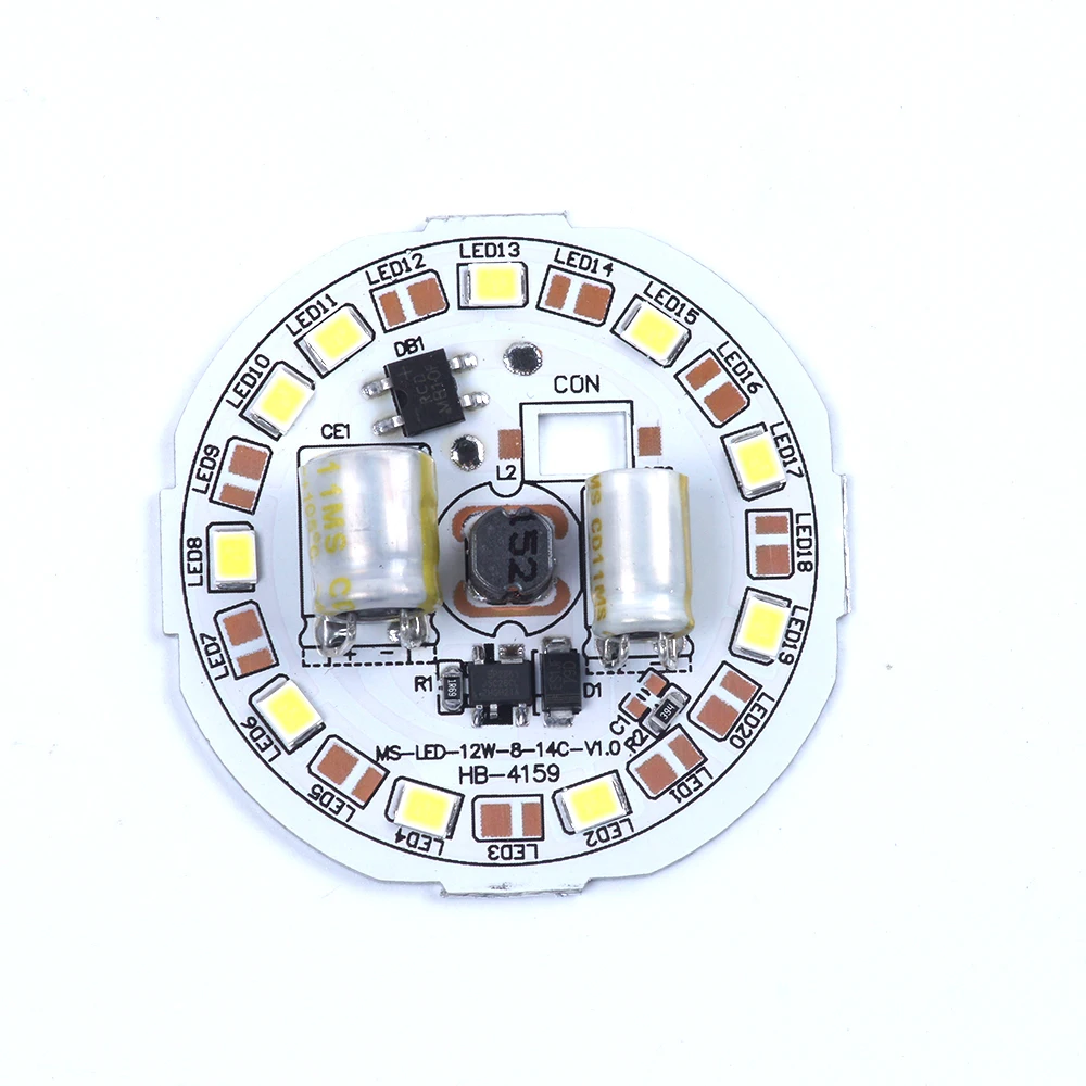 9w LED DOB AC module for plastic bulb led pcb assembly connect 220v directly high voltage dob led module