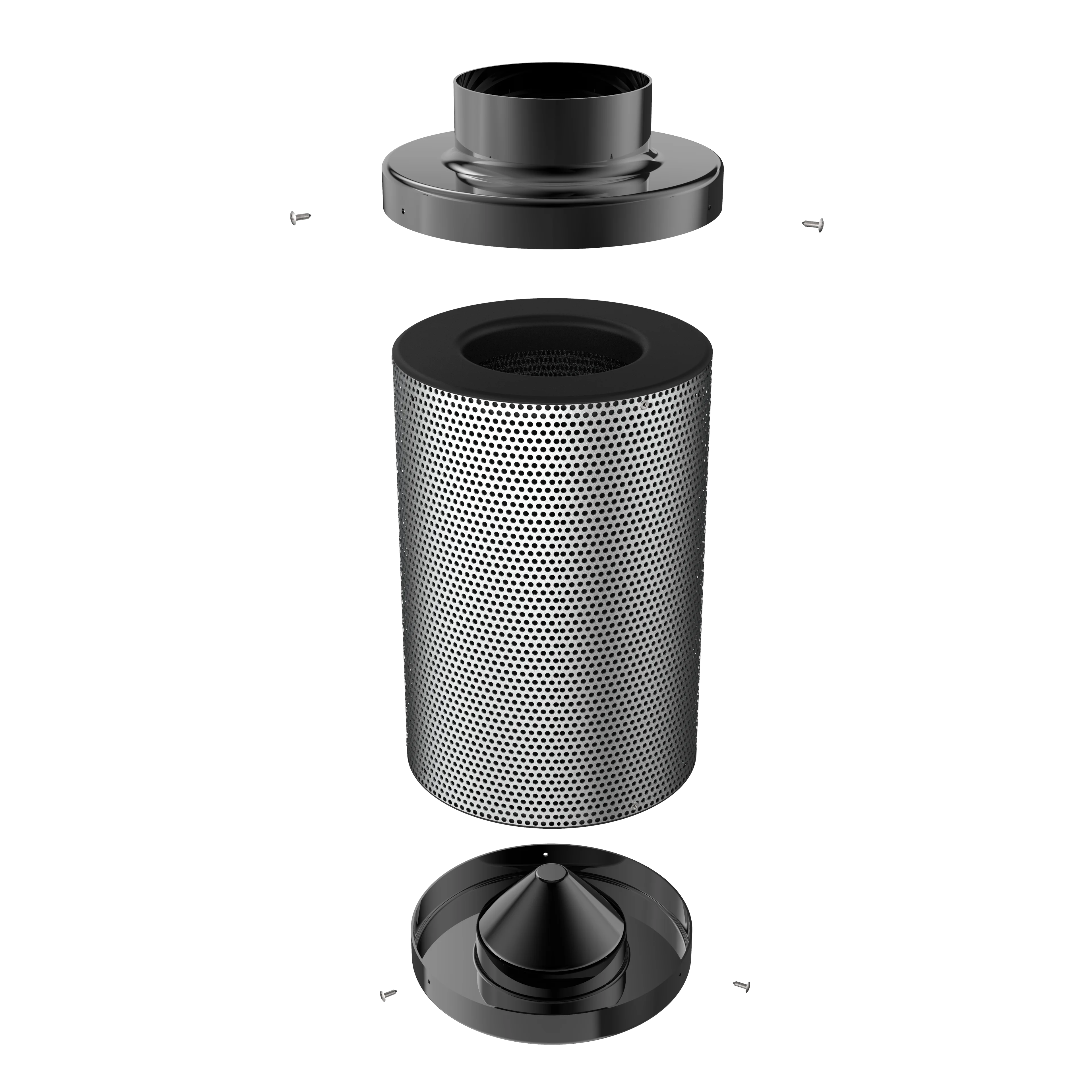 Activated Carbon Filter New Design Refillable Exhaust Fan Carbon Filters