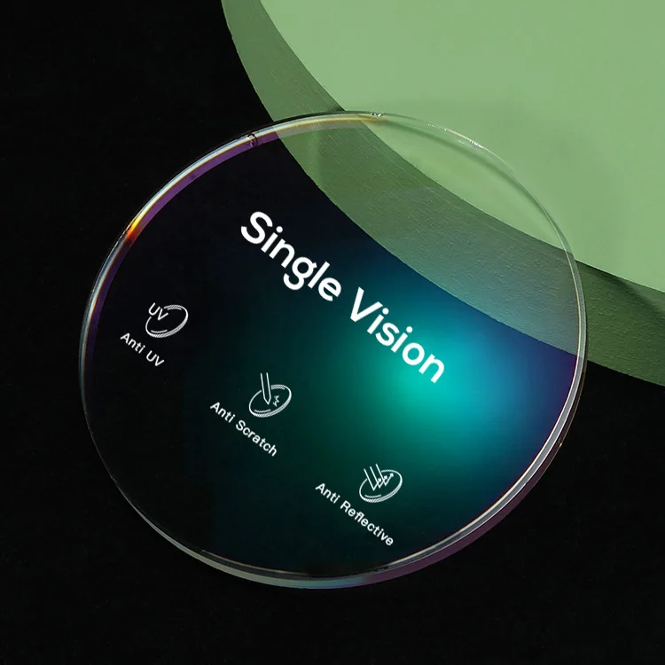 Wholesale optical lenses 1.56 single vision lenses AR coating plastic lens