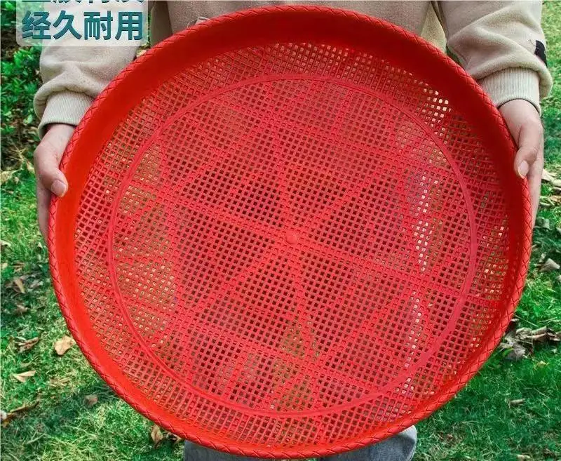 Wholesale Plastic Round Mesh Sieve Household Tools Filter Corn Sieve Grain Drying Sieve