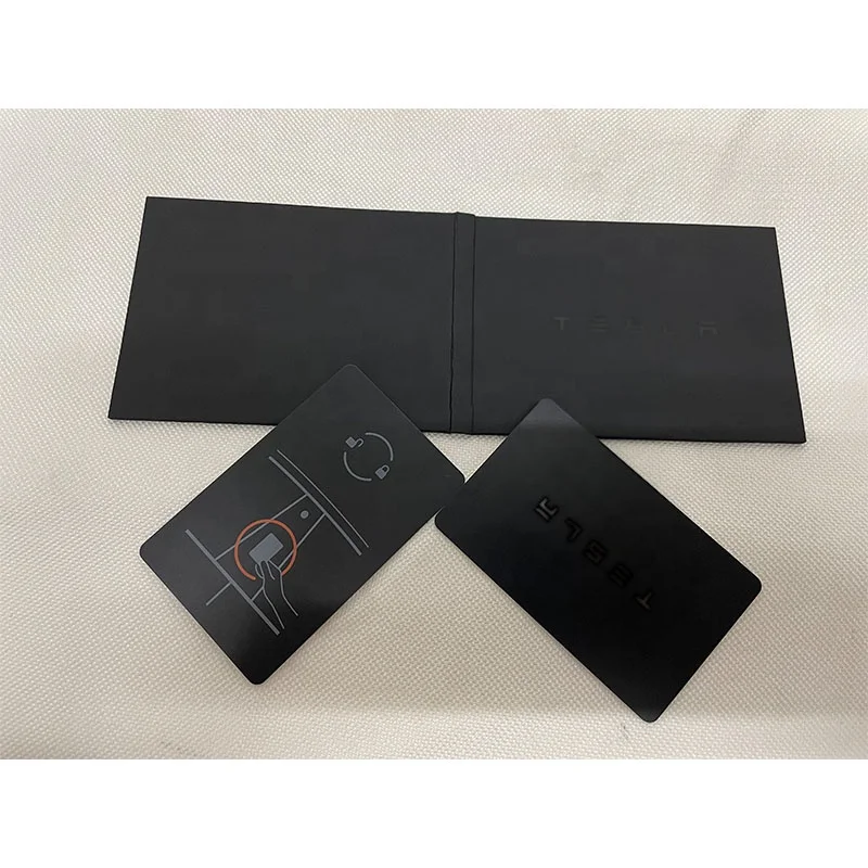 New energy vehicles  car accessories door key card  for Tesla Model 3  model Y kits 1 set two pcs