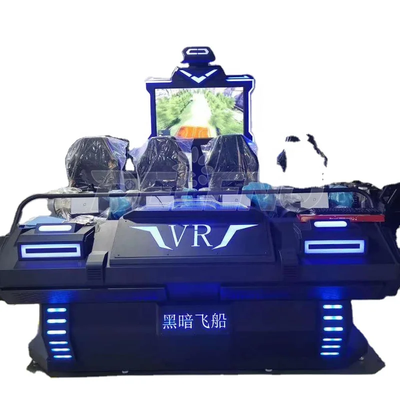 Virtual Reality Video Game 4 Seats 360 Degree 9d VR Cinema Simulator