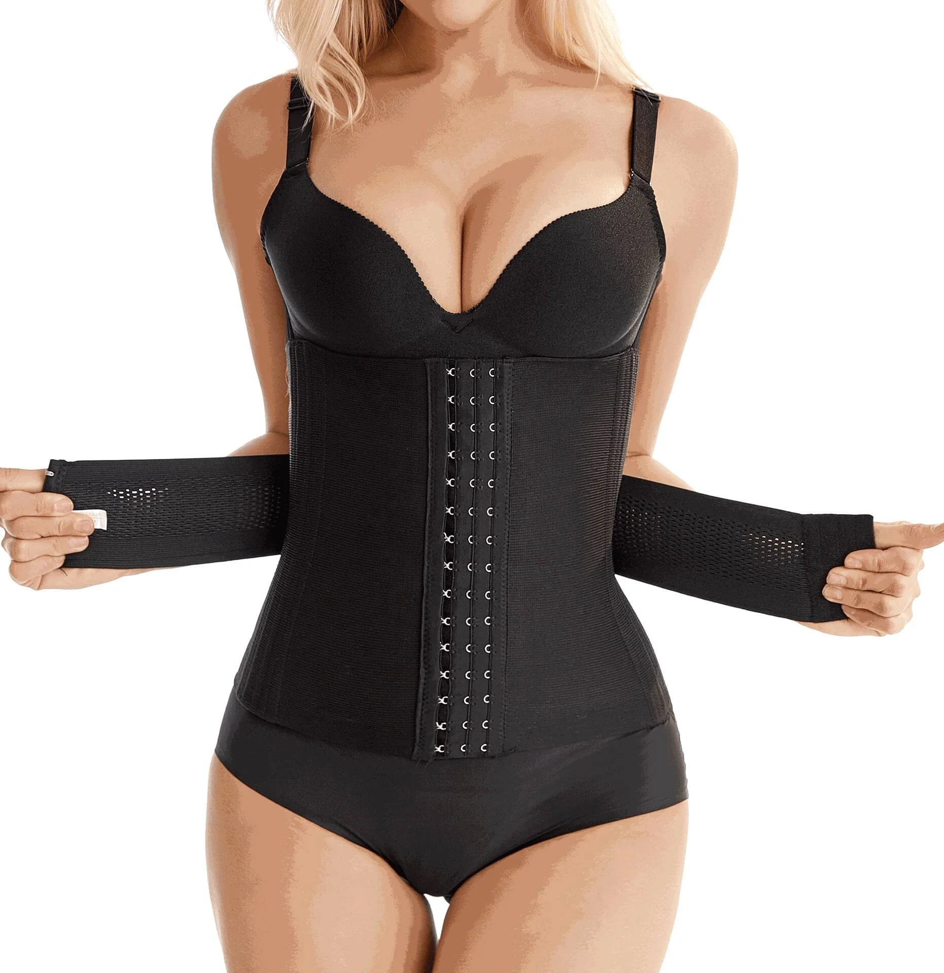 Hot Sales 16 Steel Bones Waist Belt For Women Abdomen Slimming Waist Corset Shaper Waist Trainer