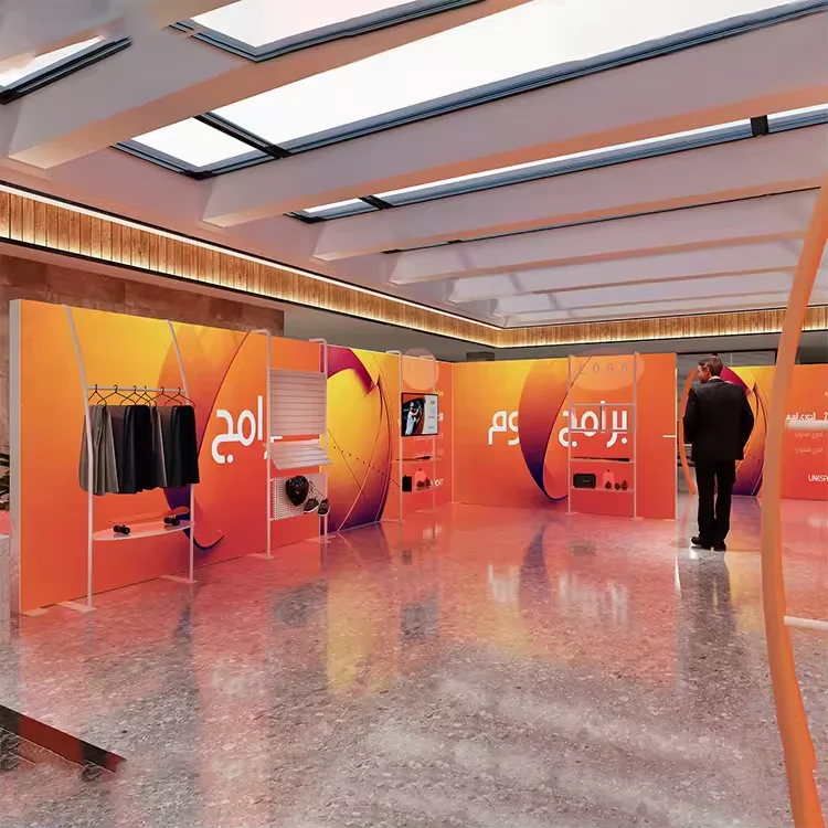 China Manufacturer Trade Show Display 6x6 Aluminum Fair Stand Exhibition Booth Designs Advertising Light Box