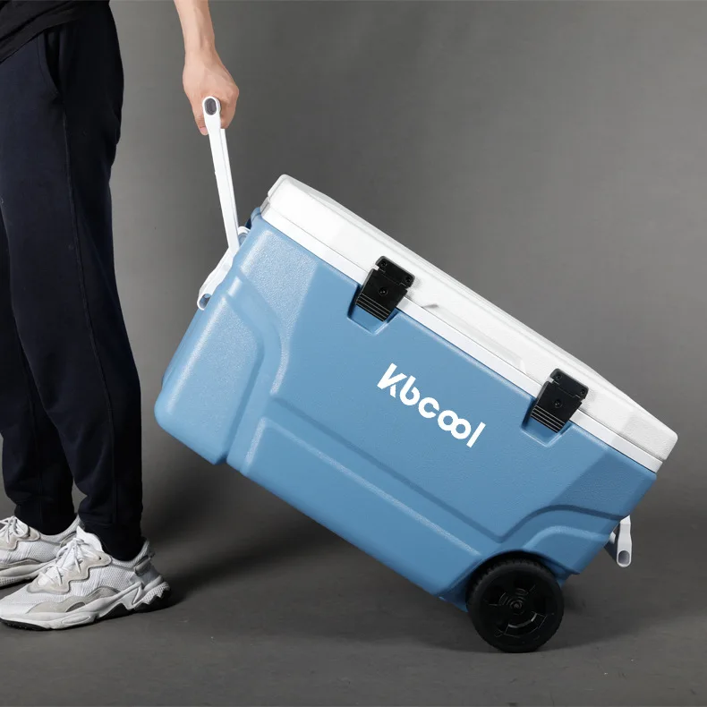 40L to 170L PU Foam Large Camping Ice Box Hard Plastic Ice Fish Cooler Box