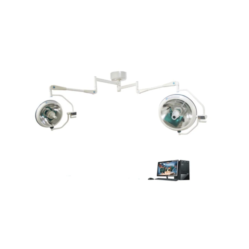 Hospital Operation Room Use  Integral reflection shadowless lamp OR light 700/500mm Dual head Shadowless light with Camera