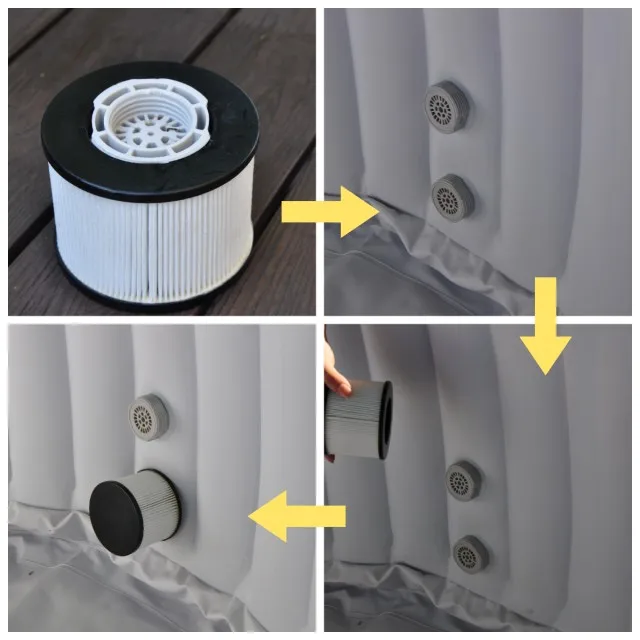 YOUYIDA outdoor swim warm pool 6 person inflatable hot tub spa whirlpool hot tub inflat