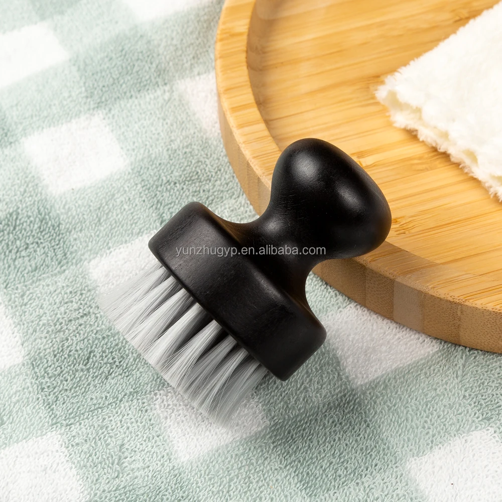 Soft bristles skin face cleanser wash scrubber brush facial cleaning brushes wooden manual bamboo face facial cleansing brush