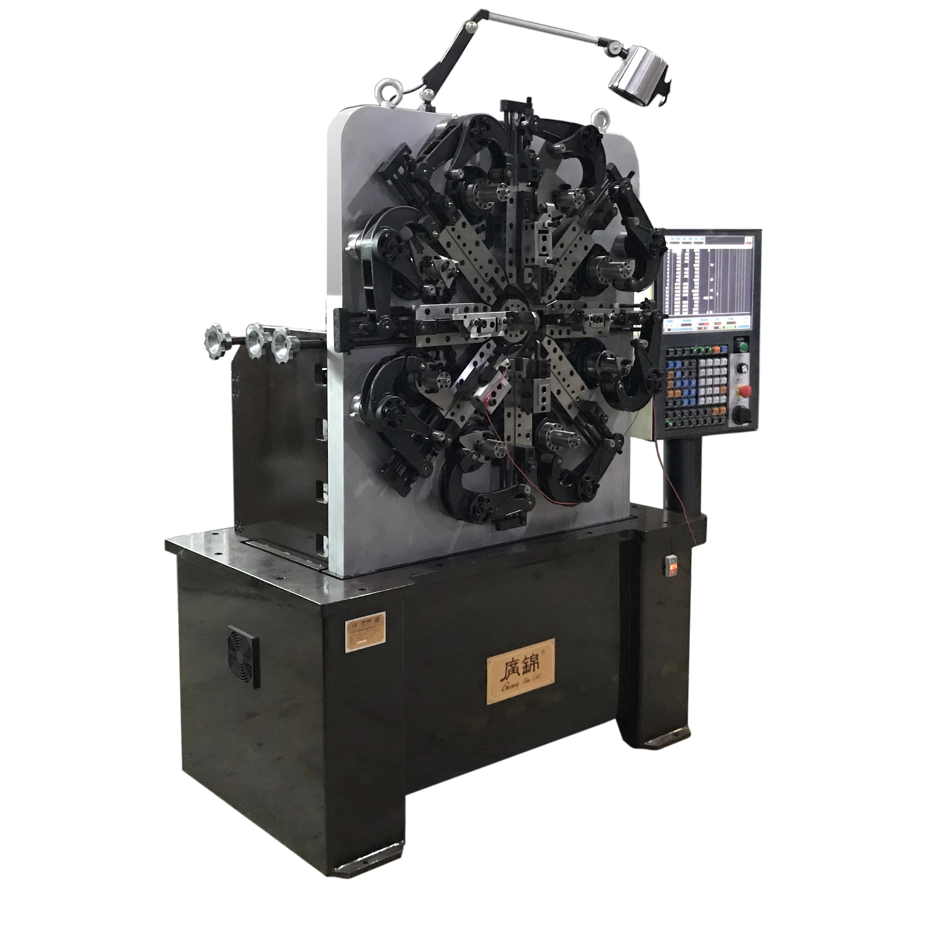 CNC Automatic Wire Forming Machine Helical Enameled Flat Copper Wire Roll Bending Winding Coil For New Energy Vehicles