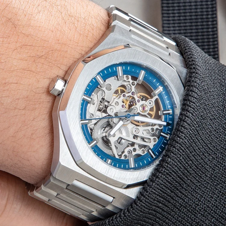 OEM ODM Private Label Luxury Wrist Men Custom Logo Watch Manufacturer with Low MOQ