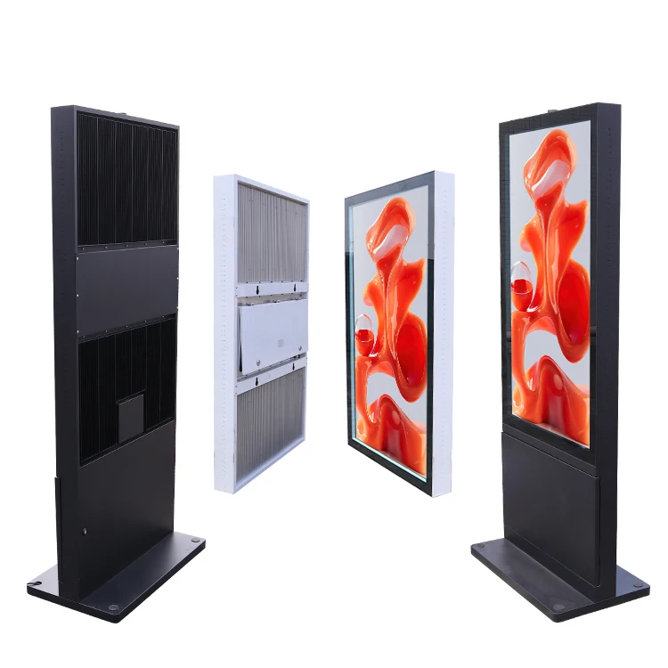 Aluminum Cooled Ultra-thin Ultra-light Silent Digital Signage and Display Outdoor Advertising Monitor Waterproof LCD Display