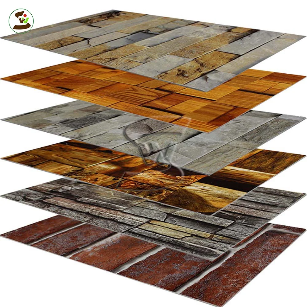  waterproof 3mm uv pvc marble sheet / price wall panel for bathroom