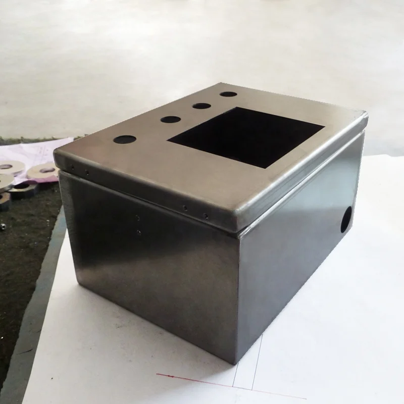 Outdoor Waterproof Sheet Stainless Steel Electric Enclosure Junction Metal Box Distribution Control Box Metal Electric Box