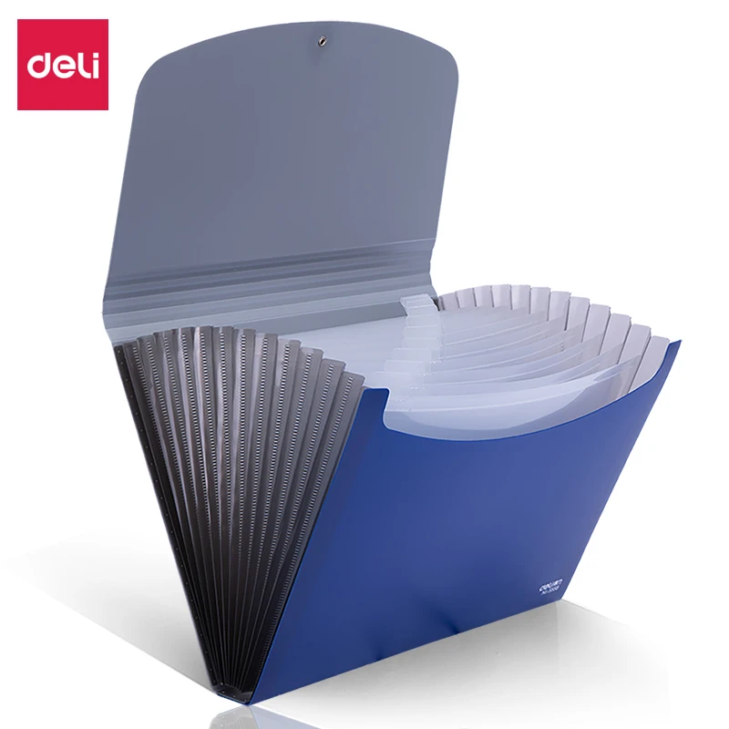 13 Pocket Accordion File Organizer Expanding File Folder Monthly Expandable File Folder for Documents with Labels