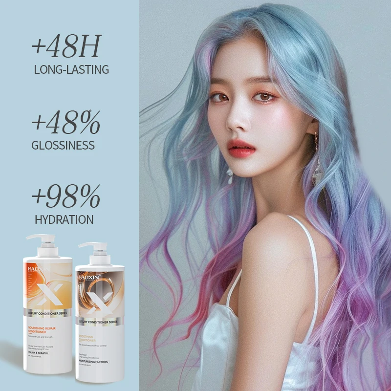 HAOXIN Factory Smoothing Damaged Anti-frizz Proteinfix Smooth Semi-treatment Hair Conditioner For Sale