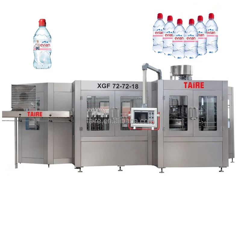 Taire rotary Fully automatic blowing filling capping labeling pet bottle filling machine CGF XGF 24-24-8