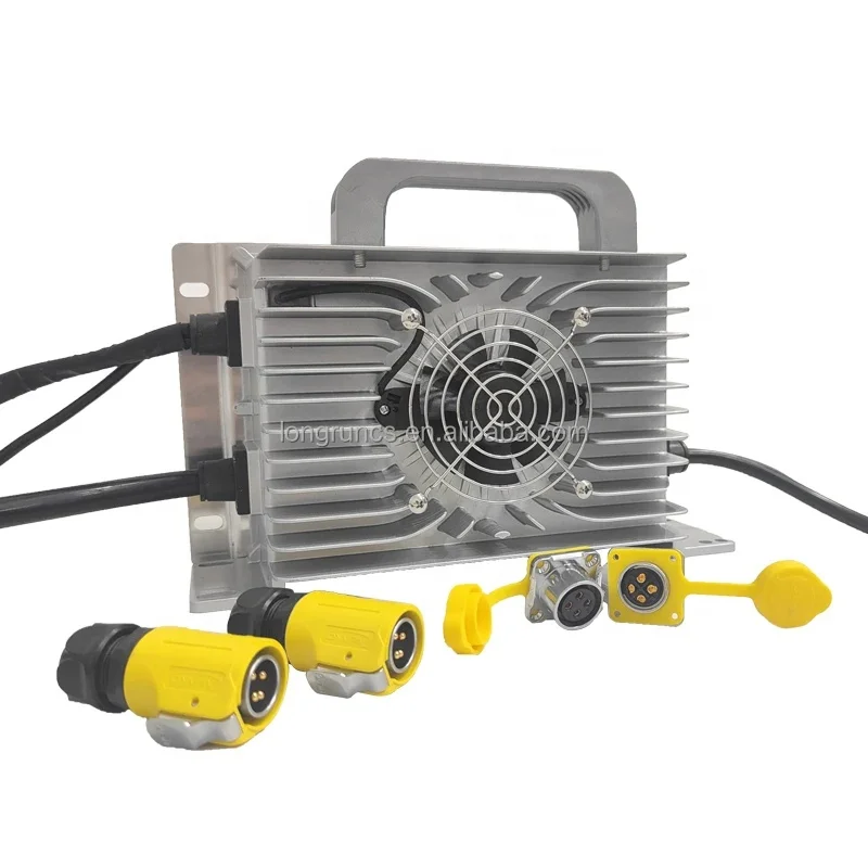 Electric Motorcycles 48v 72v 25a 20S Li-ion LFP Battery Charger IP67 Waterproof On Board Charger
