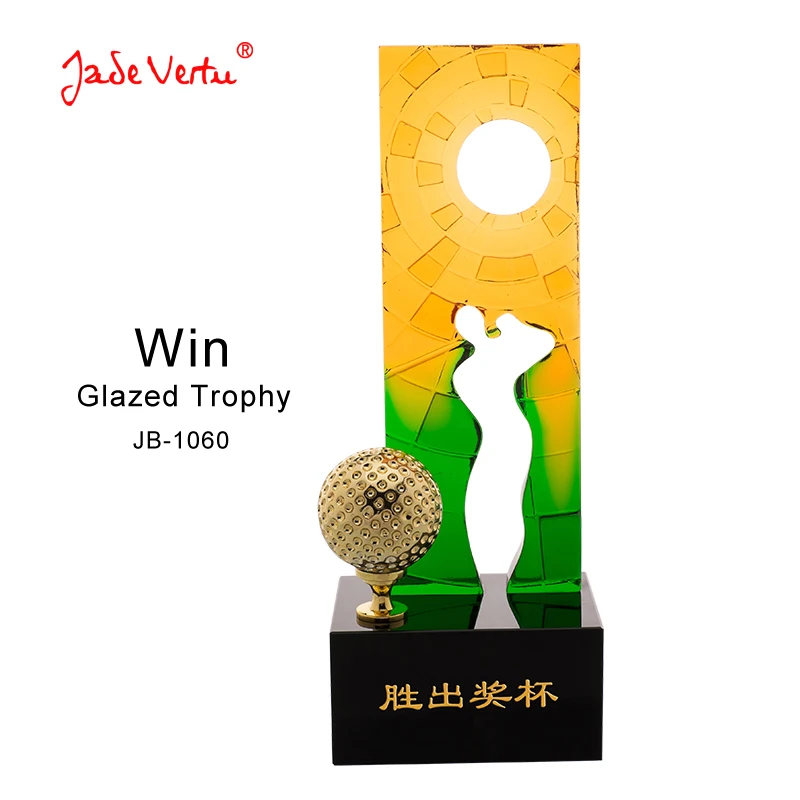 Jadevertu liuli winner award trophy for golf trophy Lead Responsibly trophy