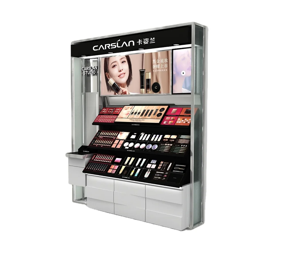 Guangzhou-ZX Cosmetic furniture cosmetic stand display cabinet for cosmetic shop design