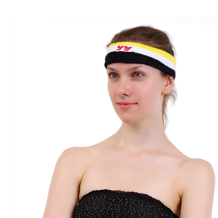 Unisex sports cheap breathable sweat head band for yoga