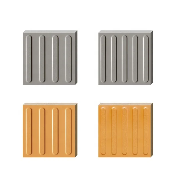 Premium quality green color verde color of Square Flooring Guide  Foshan Ceramic Blind Brick Safe Tactile Tile