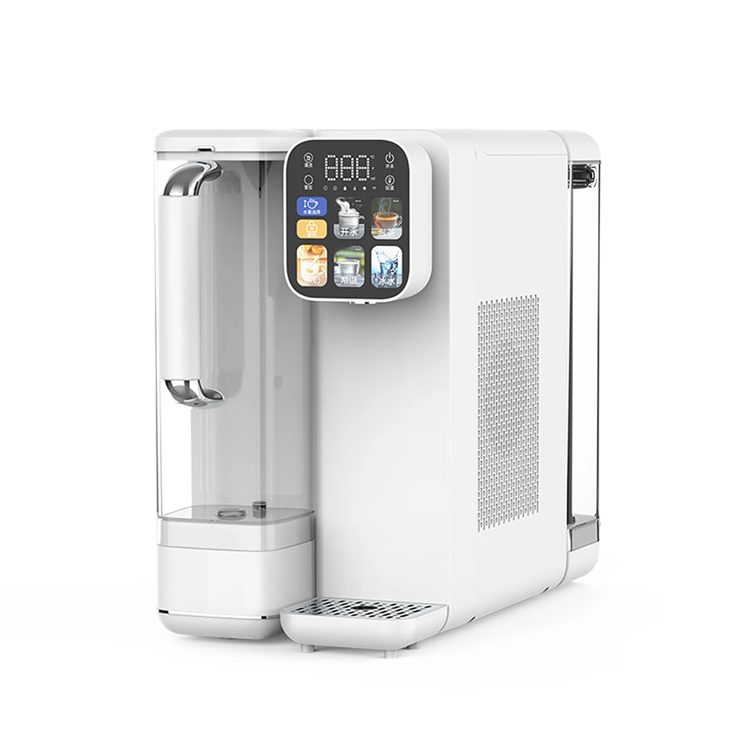OLANSI W53 Home Use Household Reverse Osmosis RO Hot Cold Water Purifier Dispenser With UV Light And 4.8L Water Tank