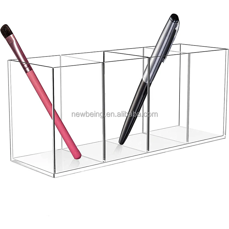 Acrylic Storage Box Office Use Organizers Holder Four-Style Compartment Storage Box