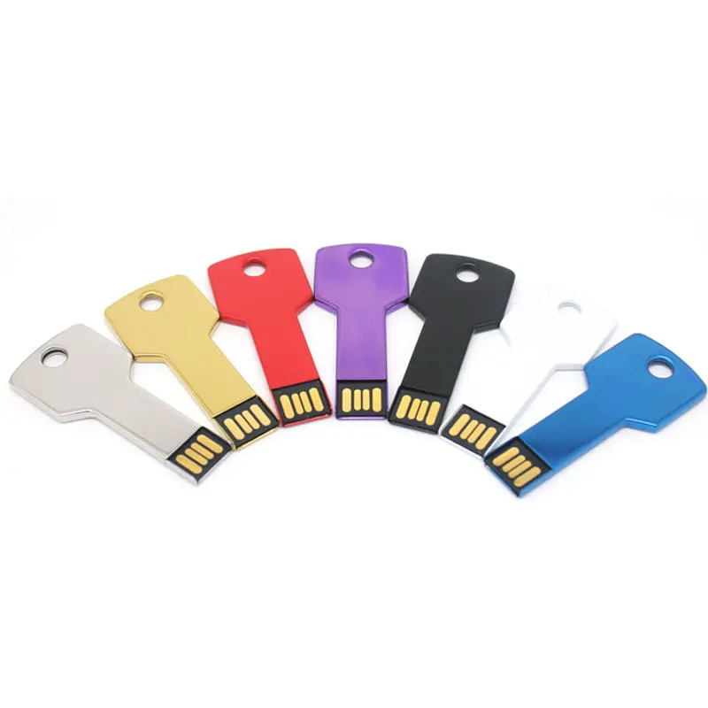 Оригинальный металлический USB-накопитель в форме ключа на заказ 8 ГБ 16 32 Гб поддержка 2 0