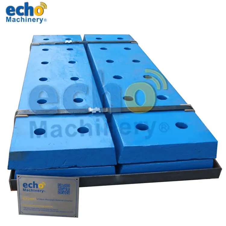 McCloskey i54 impact crusher parts hard alloy apron plate Hardox 500 impact plates