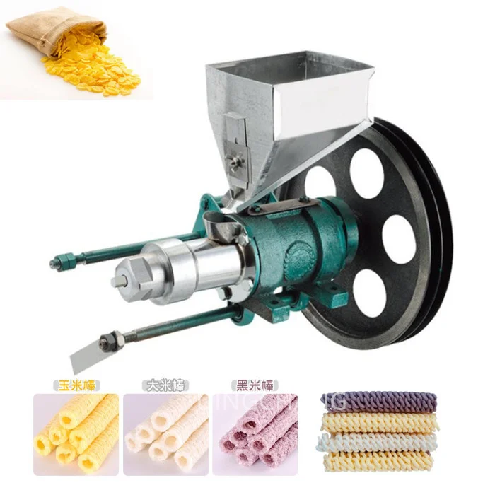 Factory sales	cereals grain processing machine	rice puffs chips kurkure making machine price  popcorn puff corn making machine
