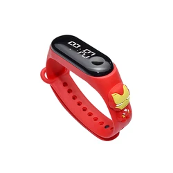 Child Watch 2021 One Dollar Animals Led Watch Spiderman Stitch Bracelet Kidz Children Mi Touchscreen New Cartoon Doll Kids Watch