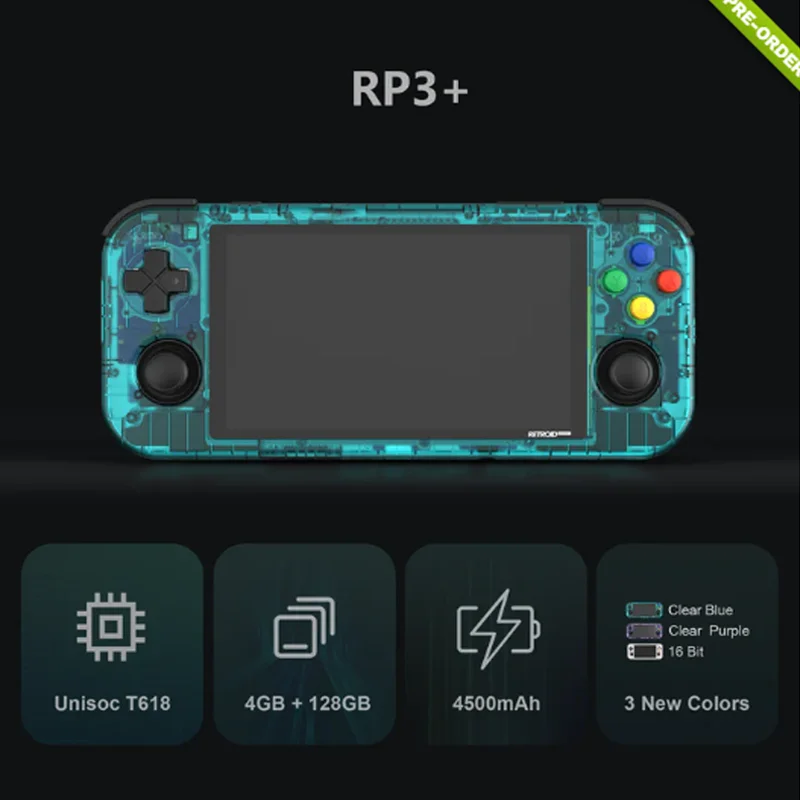 Ретро портативная игровая консоль Retroid Pocket 3 + Plus сенсорный экран 4 7 дюйма Android 11 RP3 игровые консоли для видеоигр