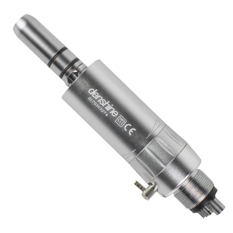 Dental Equipment Denshine Dental Slow Low Speed Handpiece Kit Push Button Contra Angle Air Motor 4H E-type