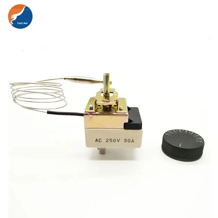 30A 220v adjustable thermostat capillary thermostat switch Liquid temperature controller