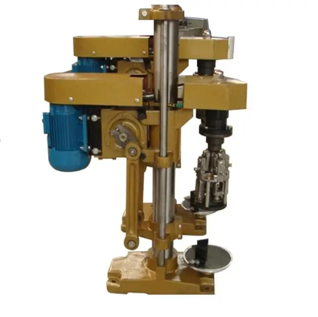 
YTK portable beer_bottle_capping_machine wine bottle cap sealing machine screw bottle rotary capping machine 