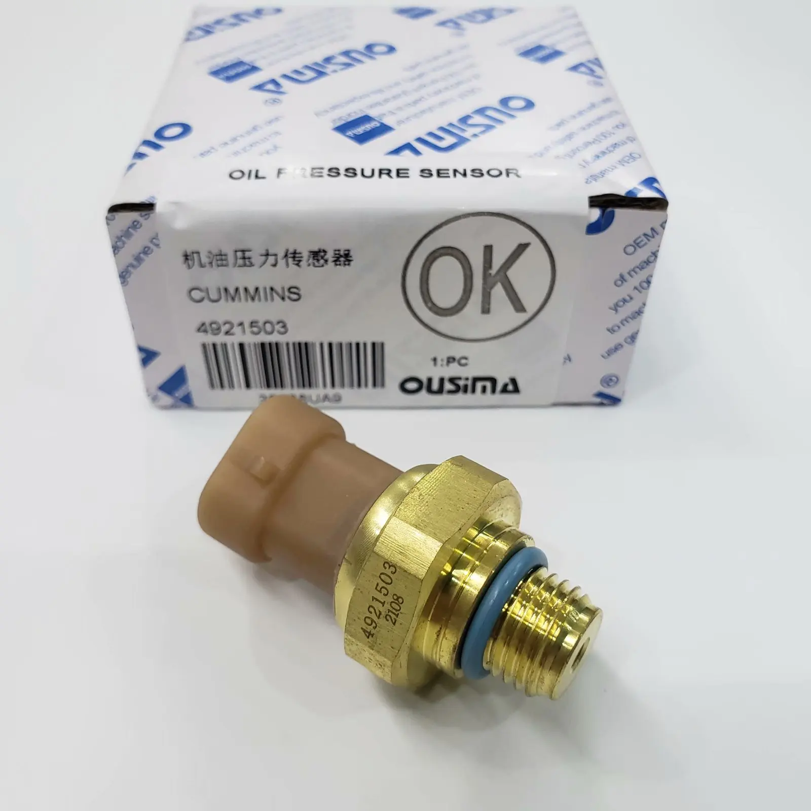 Excavator machinery parts oil pressure sensor 4921503 for cummins