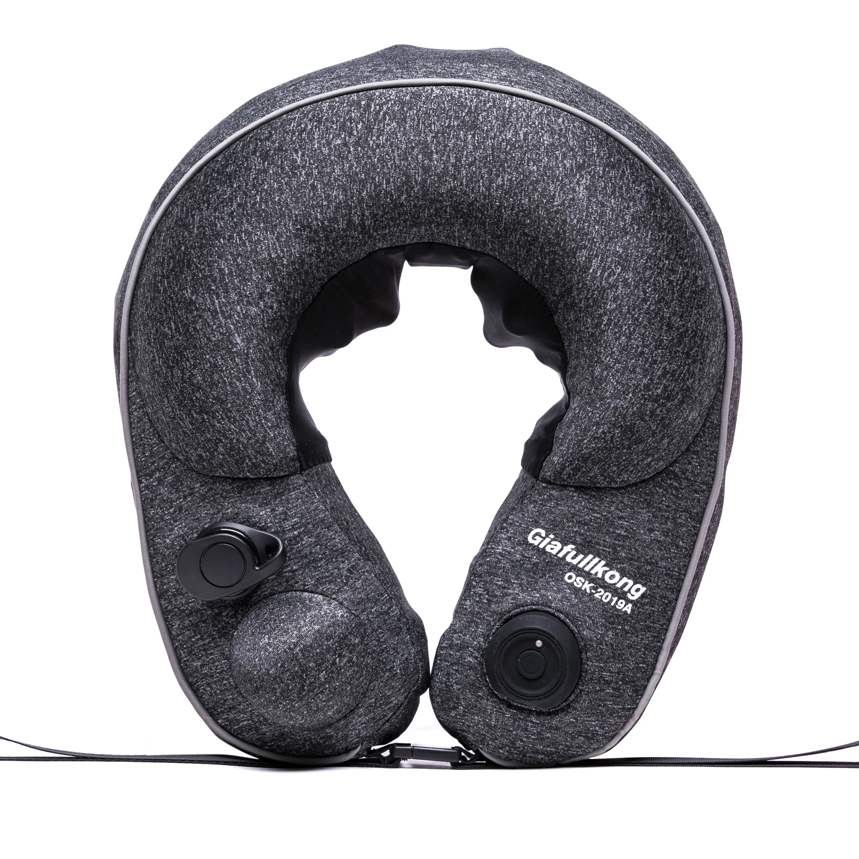 
New products 2021 best seller shiatsu rechargeable U Shape Electric Vibrating Neck Massage Pillow portable massage device 