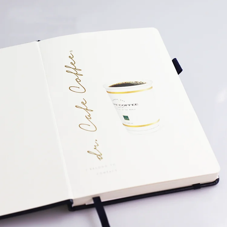 A5 size 2024 daily leather custom planner box set with stickers