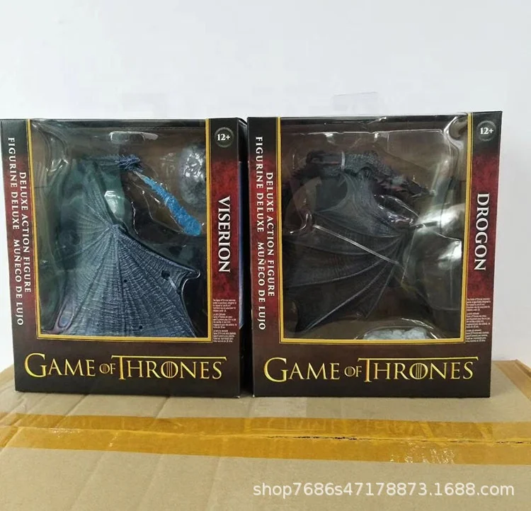 wholesale McFarlane Game 0f Thr0nes model doll Ice Dragon Fire Dragon Movable Deluxe action Figure Decoration
