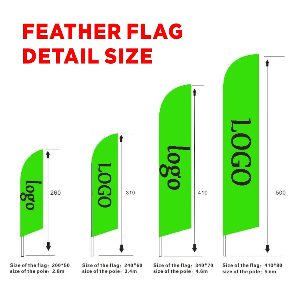 Custom Print Auto Service Maintenance Feather Flag Banner Open Tires Llantera Autolavado for Car Wash & Outdoor Usage