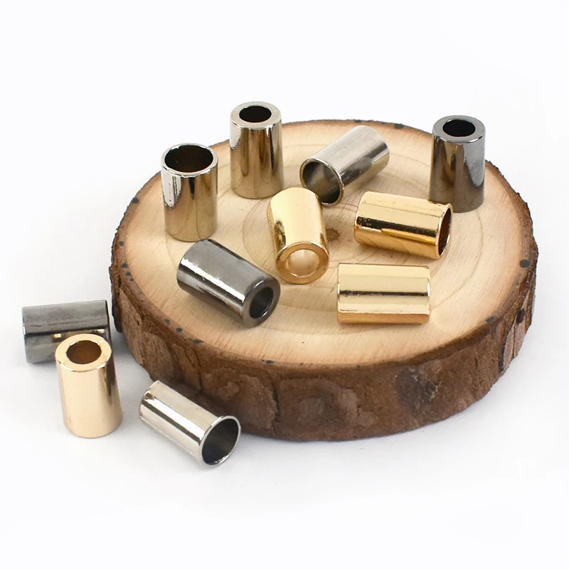 Meetee AP427 Alloy Bell Button Stopper Cord Ends Lock  Rope Hanging Buckle for Bag Shoes Garment Stopper Cord